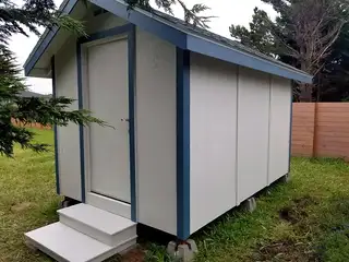 Finished shed