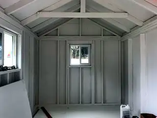 Finished interior